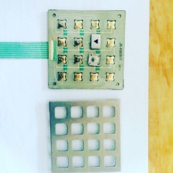 Aluminum numerical keypad